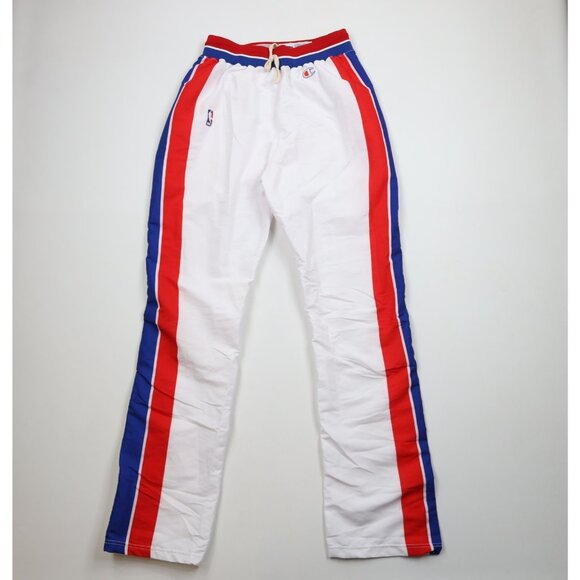 Vtg 90s Champion Mens 36 Team Issued 1994 1995 Detroit Pistons Basketball Pants
